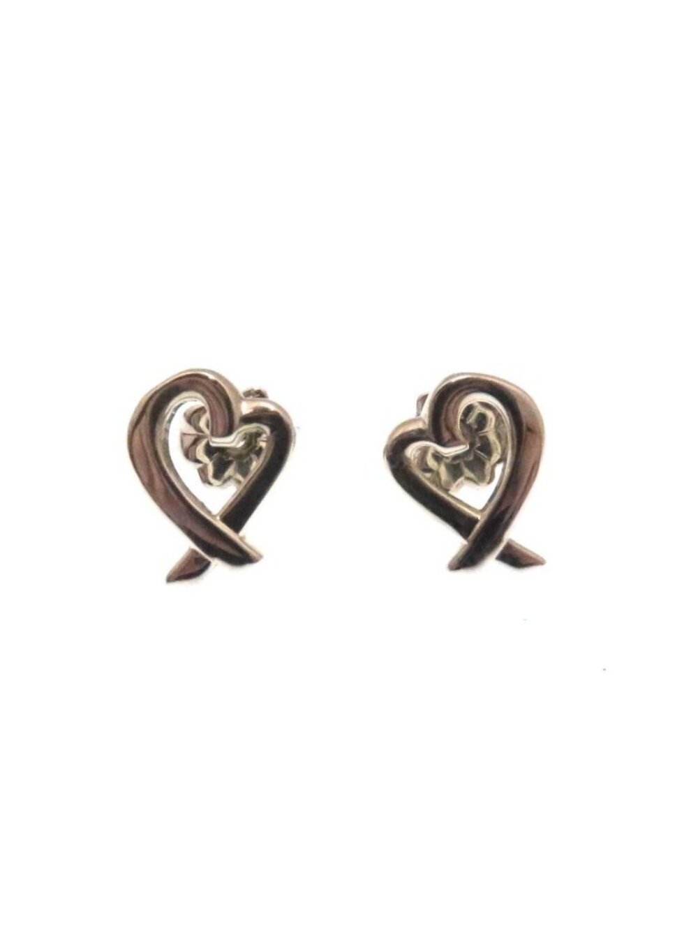 Tiffany & Co Loving Heart Earrings Silver